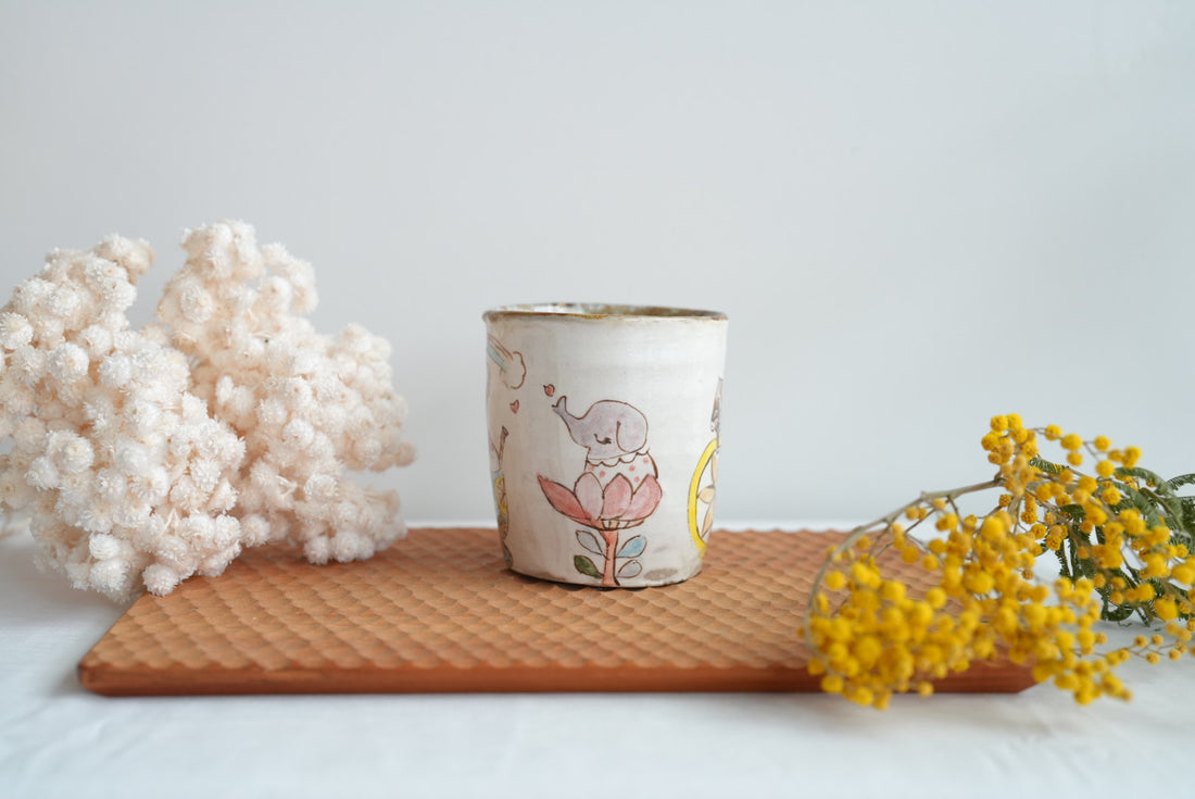 Sayo Horimizu 堀水小夜 Animal Handled Mug SH03