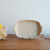Chiho Yoshida 穗屋工房 - Ceramic Tray with Handle CY08