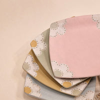 Kei Mitsumochi ミツ持啓 17cm Square Plate - Pink Flower KM28