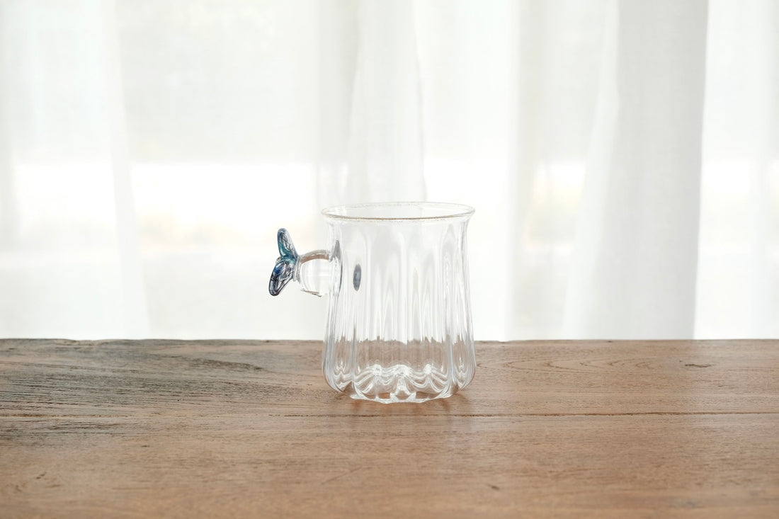 Makiko Kitagata 北形槙子 Lace Flower Handle Glass MG10