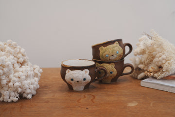 Tomoko Kubo コンガリ舍 Brown Mug TK02