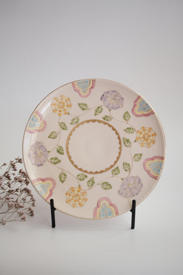 Taki Tomoda 友田多紀 Garden Large Plate - TT18