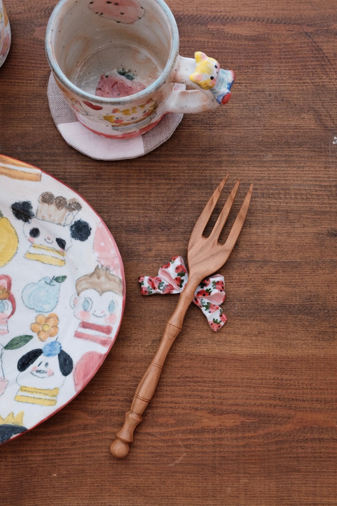 Asako Yamaguchi 山口麻子 Ribbon Chopstick Rest AI29 – Yochi Cups