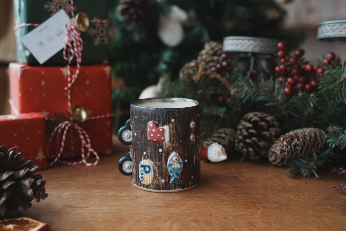 Akio Toyama 外山亜基雄 - Wood Grain Car Mug AT01
