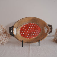 Fumiko Tsuchihashi 土橋文子 - Oval Deep Plate FT13 #5