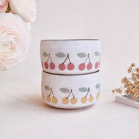 Kei Mitsumochi ミツ持啓 Cherry Bowl - Yellow KM70