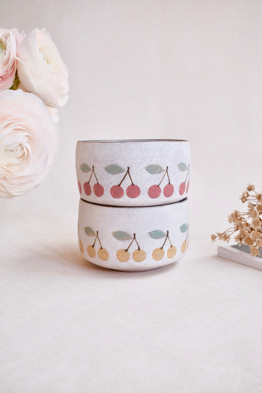 Kei Mitsumochi ミツ持啓 Cherry Bowl - Yellow KM70