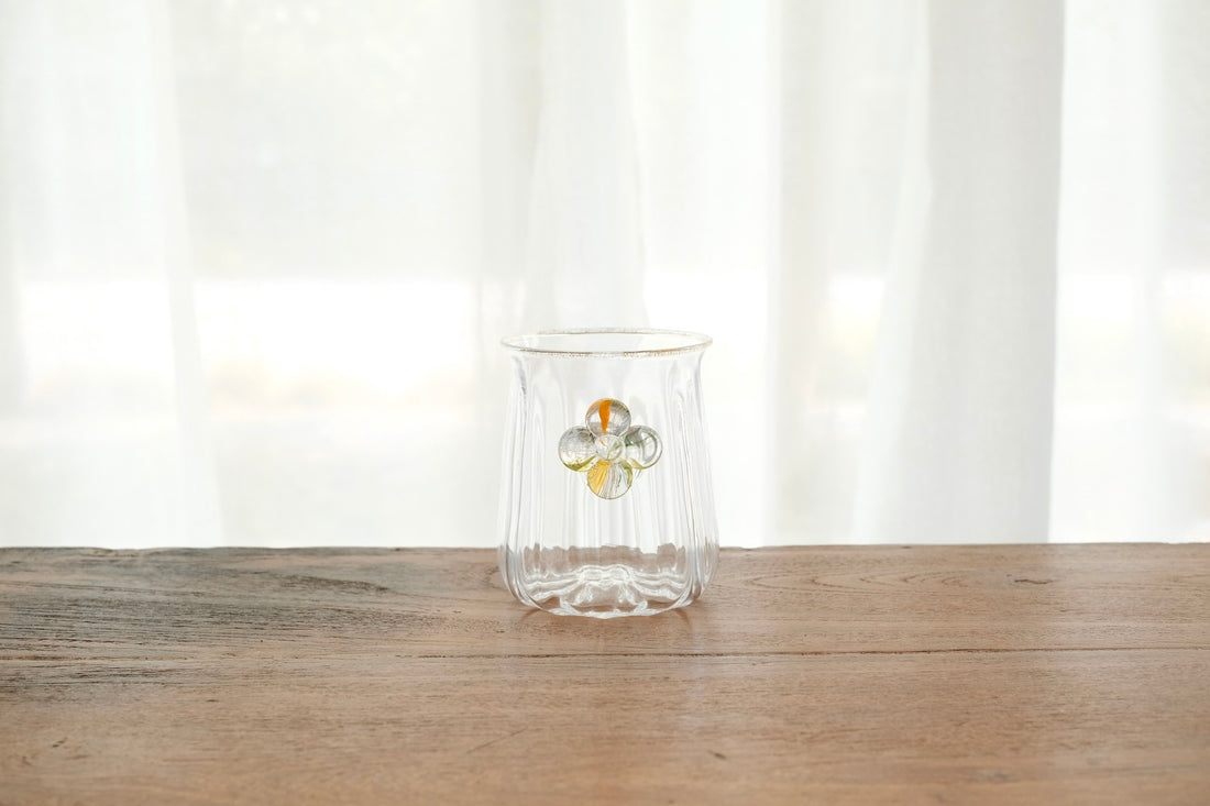 Makiko Kitagata 北形槙子 Lace Flower Handle Glass MG10