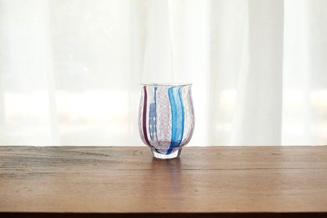 Makiko Kitagata 北形槙子 Lace Round Glass MG08