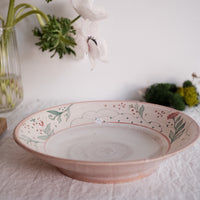 Tsubouchi Mayumi 坪内真弓 Hand Painted Round Plate MT14 - #2