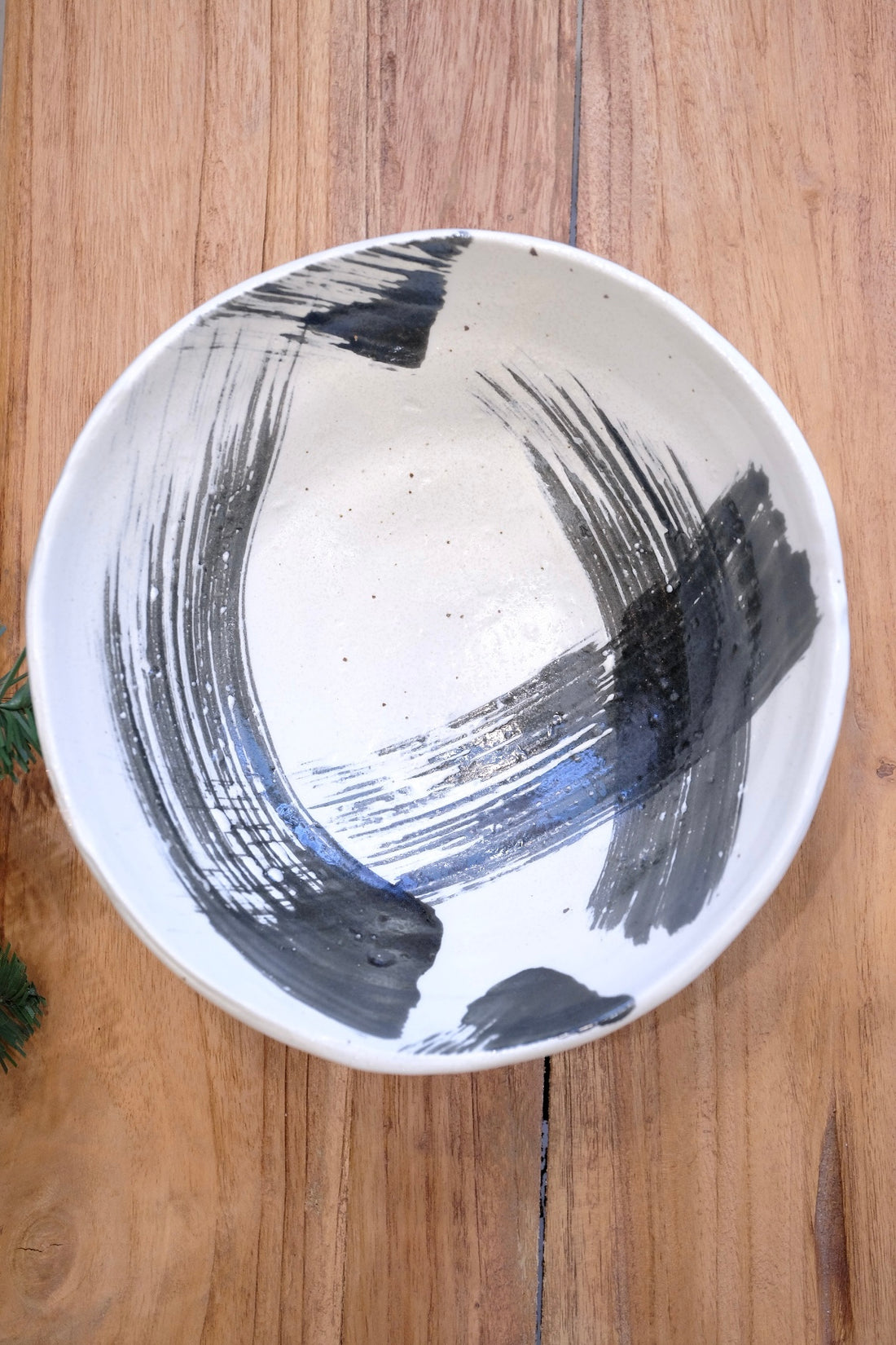 Minoware Ramen Bowl Don Bowl Black & White