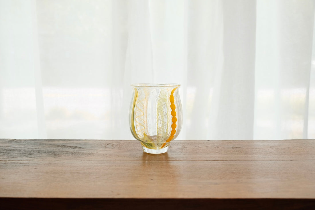 Makiko Kitagata 北形槙子 Lace Round Glass MG08