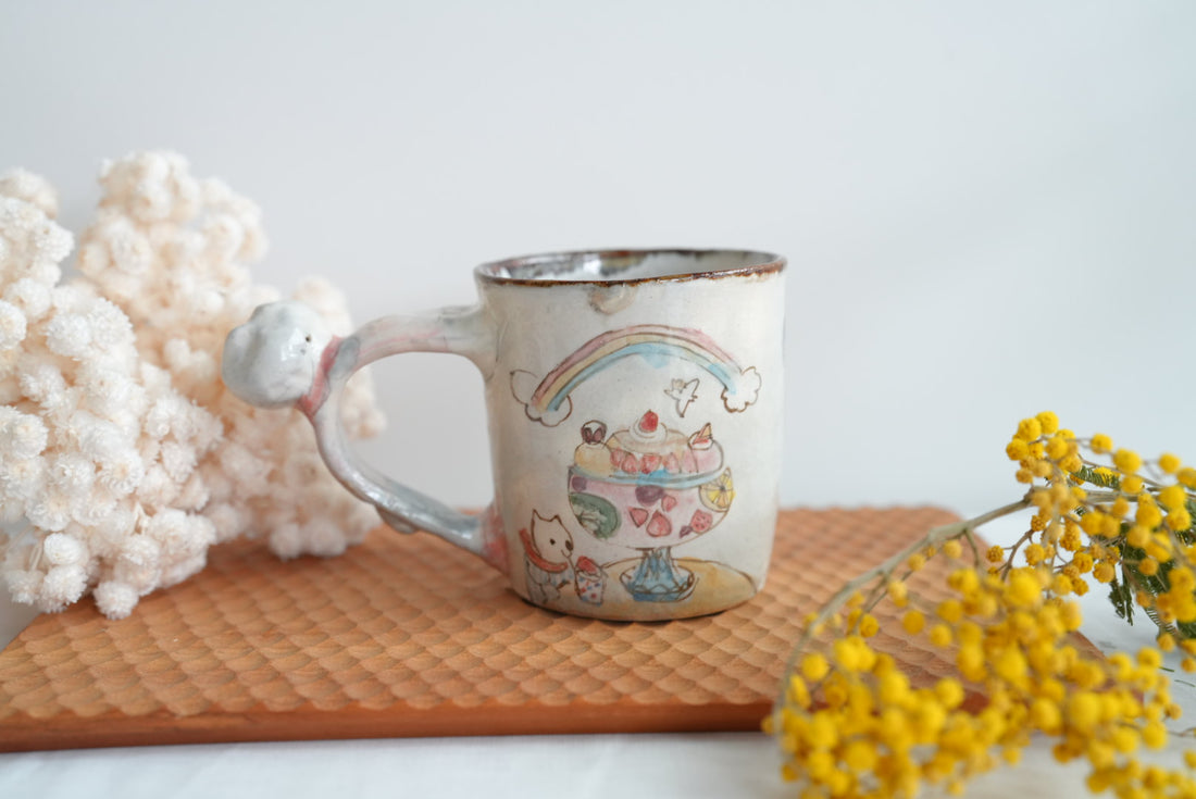 Sayo Horimizu 堀水小夜 Animal Handled Mug SH03