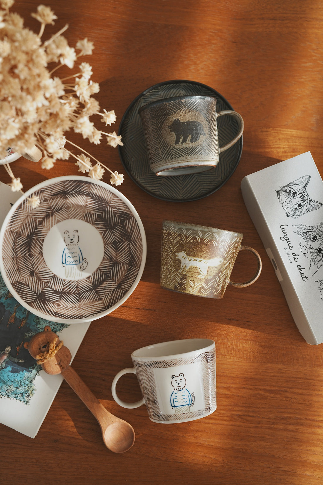 Ayane Hamada 濱田綾音 Animal Mug and Saucer Set AY14
