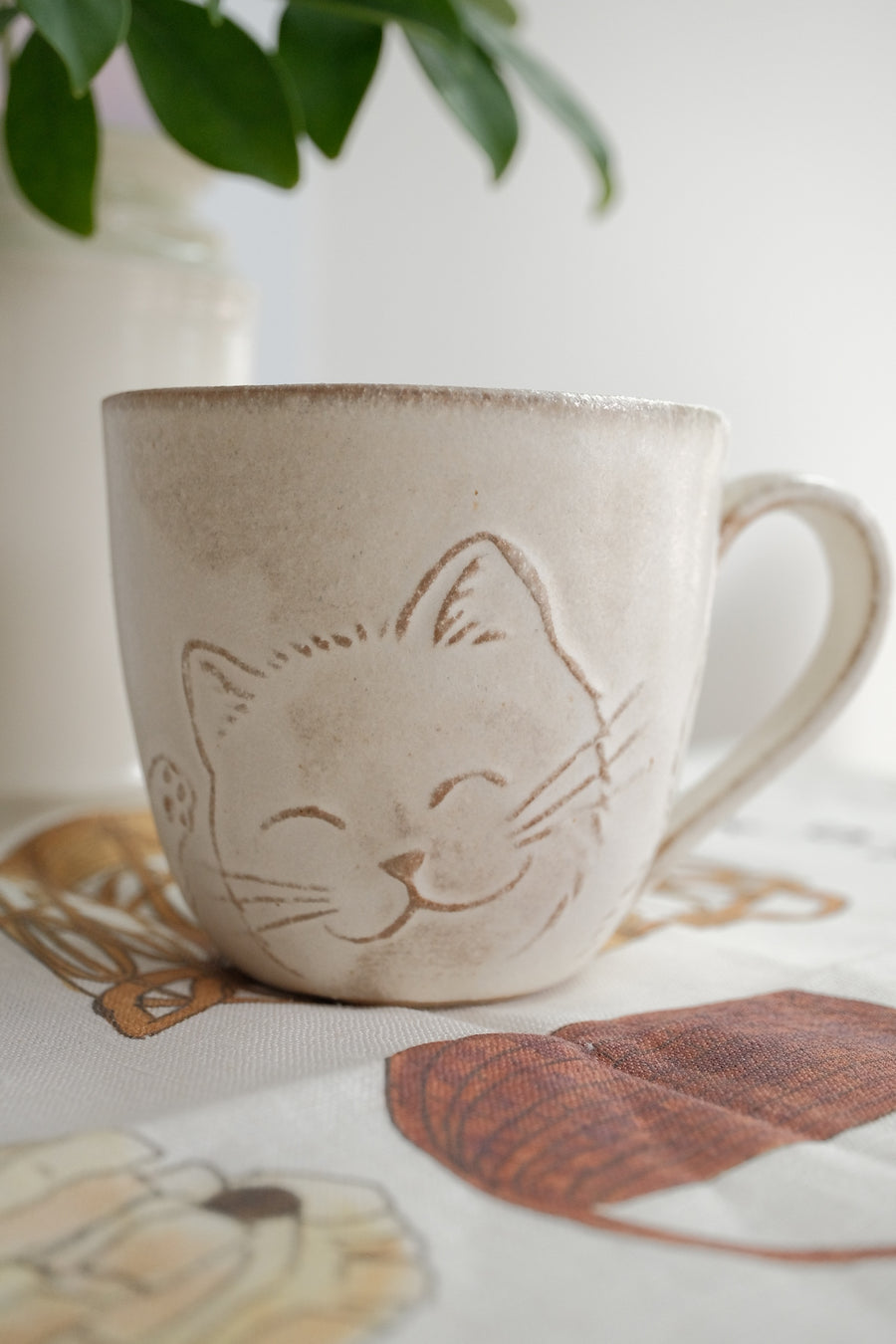 Mashiko Pottery Cat Collection