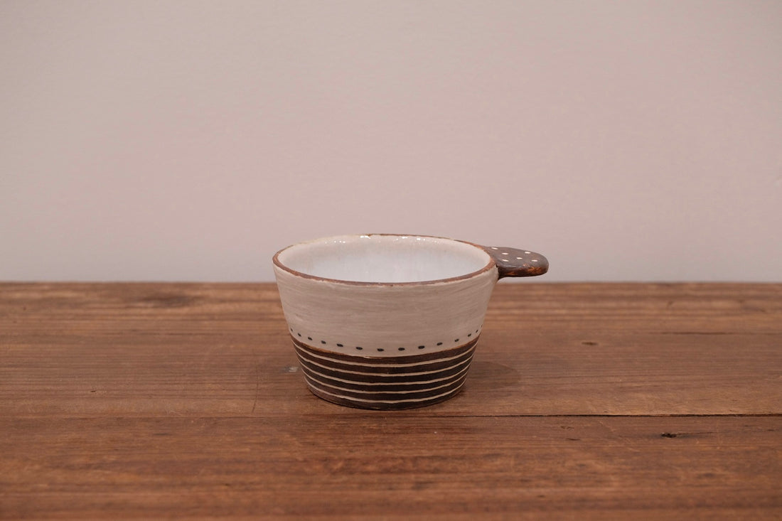 Emishi Kobo 池田匡優&美弥子 - Bowl with Handle EK22