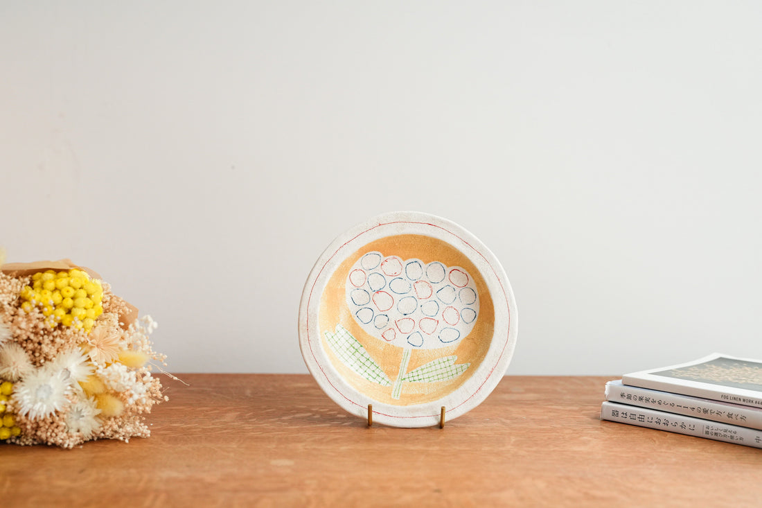 Hapun Pottery 拝志睦子 Small Plate HP14
