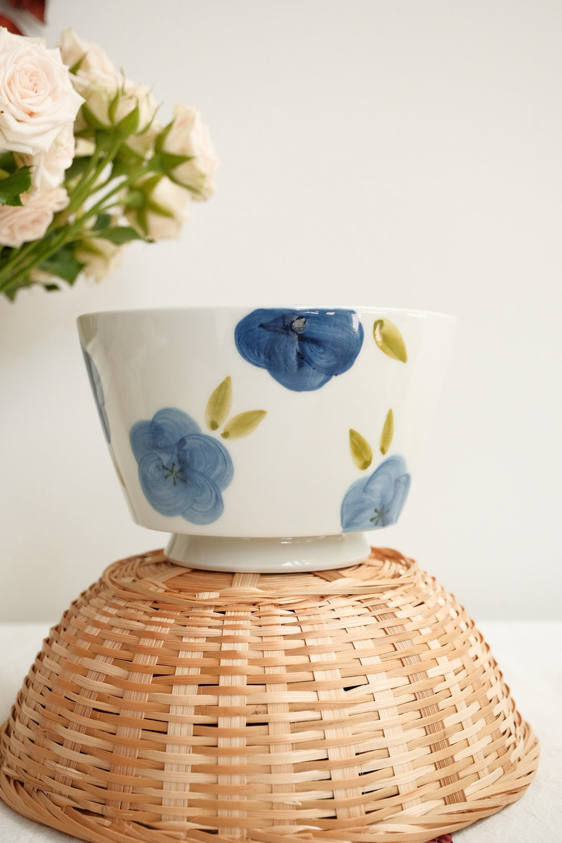 Hasami Ware Ramen Bowl Flower Collection