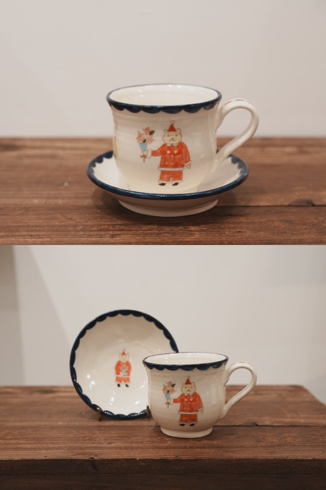 Yukiko Nagahama 長浜由起子 - Christmas Mug with Saucer YN01