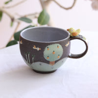 Akemi Nakamura 中村明美 Mug with Animal Deco Handle AN04