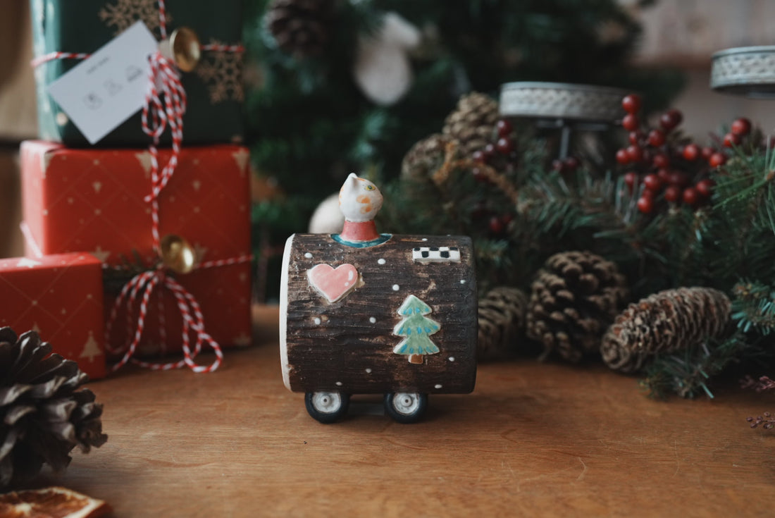 Akio Toyama 外山亜基雄 - Wood Grain Car Mug AT01