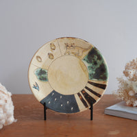 Shoko Hirano 平野照子 Cat Large Plate SR13 #5