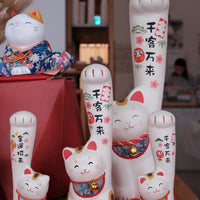 木村桜士堂 Paper Lucky Cat - Guest-Welcoming