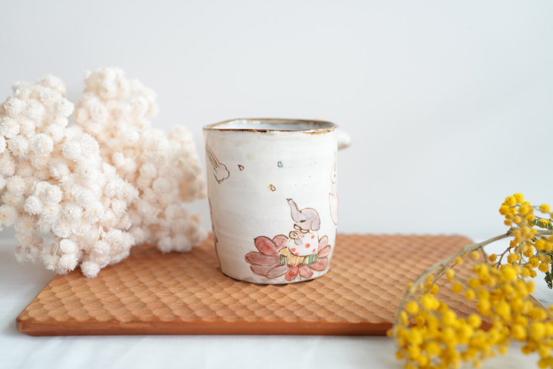 Sayo Horimizu 堀水小夜 Animal Handled Mug SH03