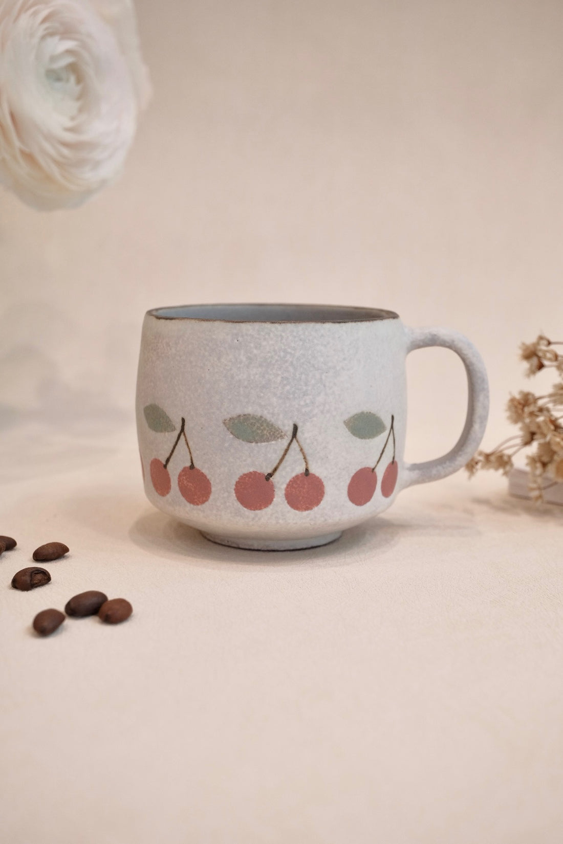 Kei Mitsumochi ミツ持啓 Red Cherry Mug KM50