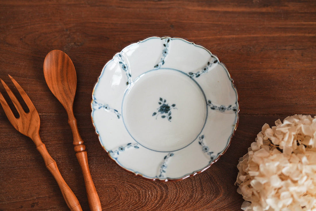 Kazuaki Shimura 志村和晃- Sometsuke Twisted Pattern 5" Plate KAS02