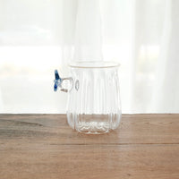 Makiko Kitagata 北形槙子 Lace Flower Handle Glass MG10