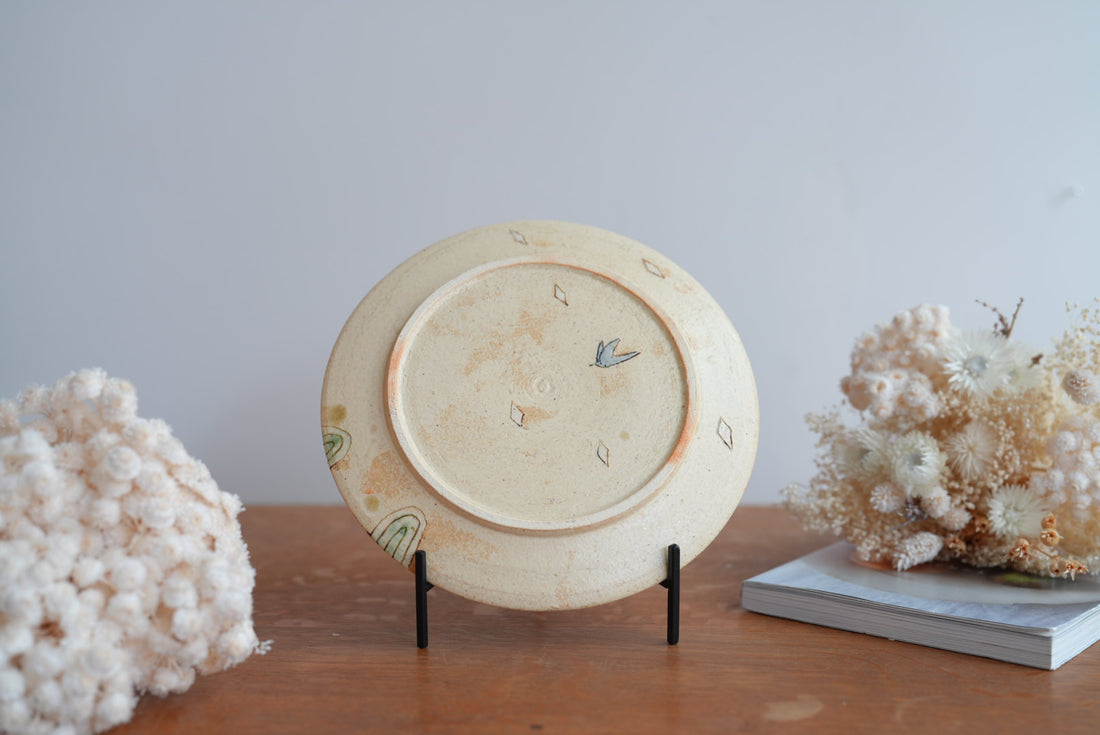 Shoko Hirano 平野照子 Cat Large Plate SR13 #1