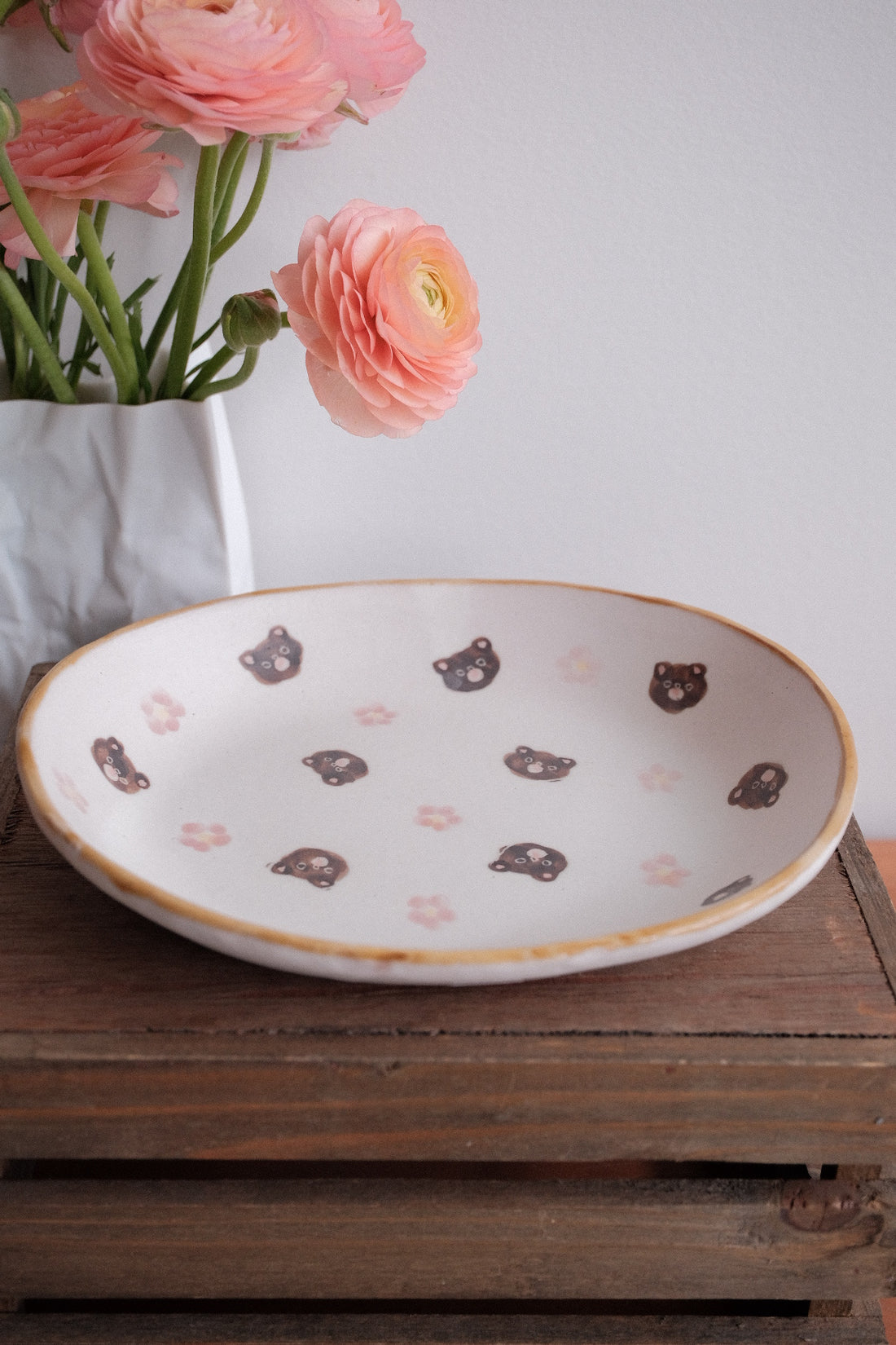 Kato Mikiko 加藤美纪子 Oval Curry Plate - MK09