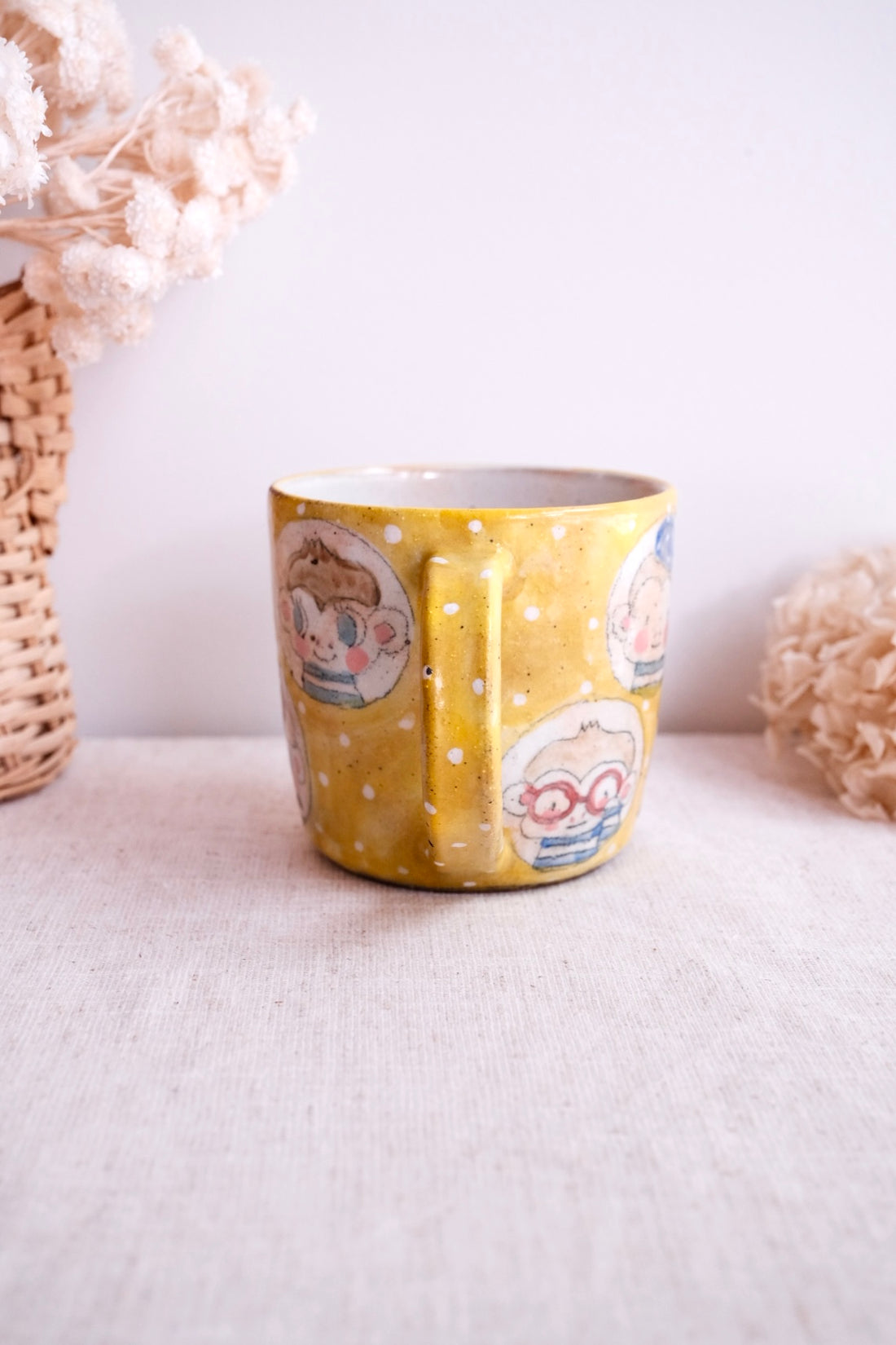 Asako Yamaguchi 山口麻子 Animal Grid Large Mug AI01