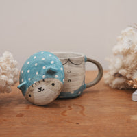 Fumiko Tsuchihashi 土橋文子 - Mug with Lid FT10 #7