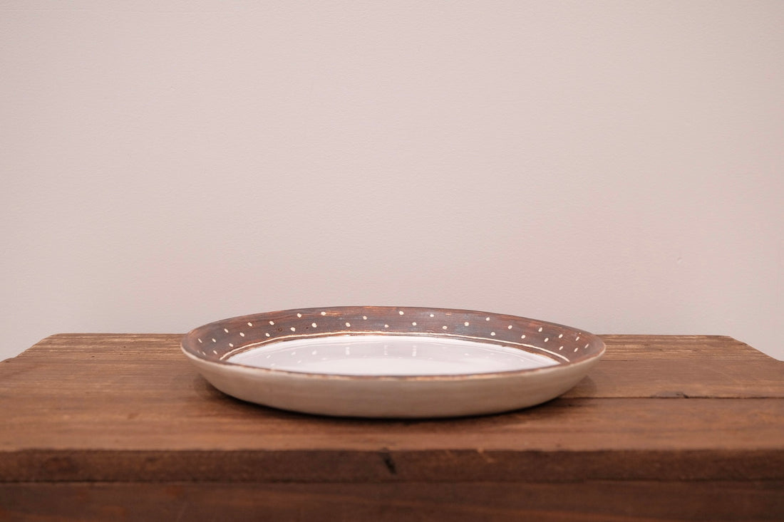 Emishi Kobo 池田匡優&美弥子 - Large Round Plate EK11