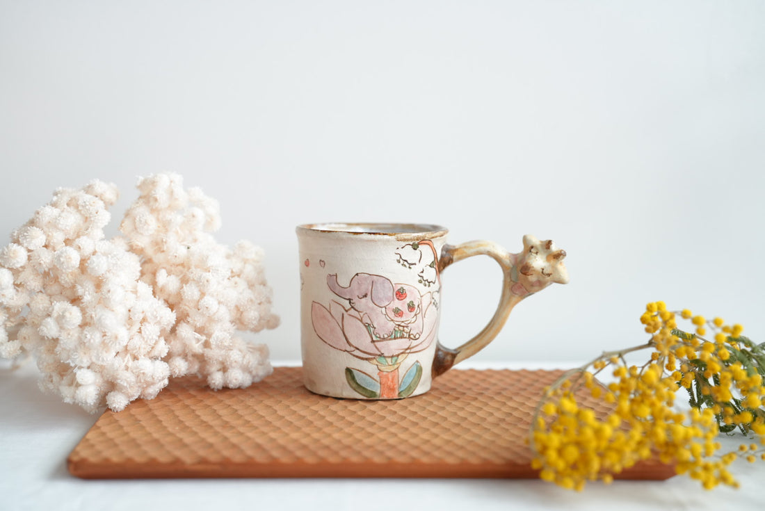 Sayo Horimizu 堀水小夜 Animal Handled Mug SH03