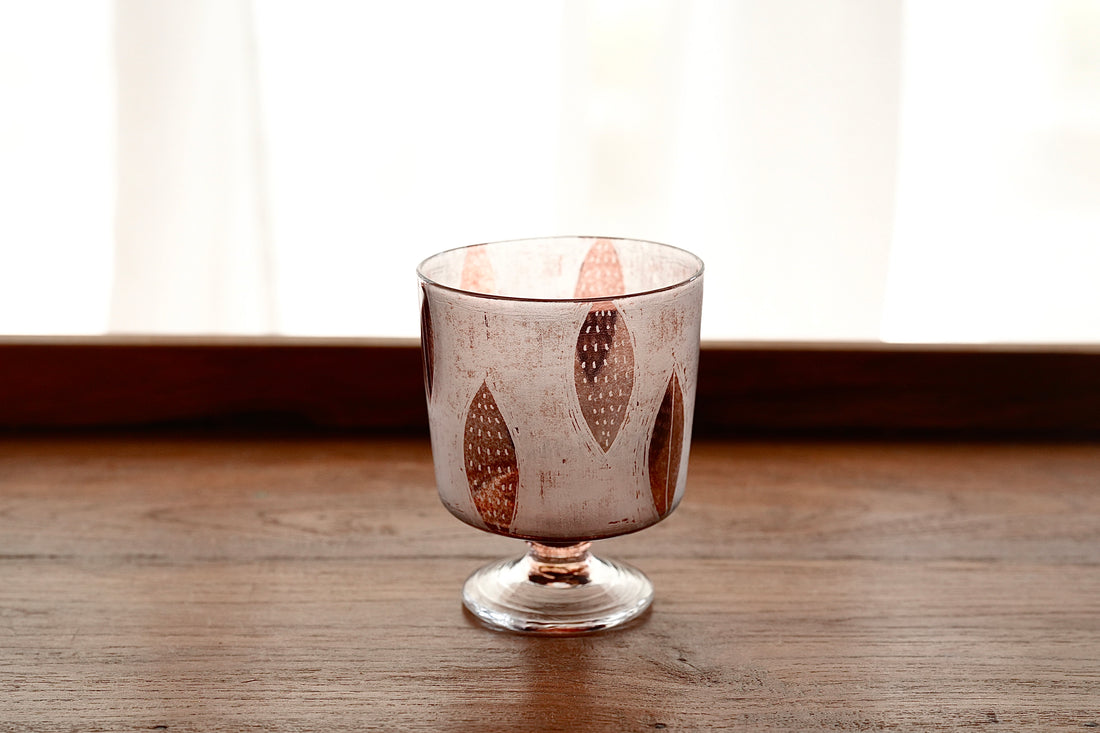 Juri Horino 堀野自由里 Leaf Glass Goblet JH01