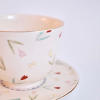 Taki Tomoda 友田多紀 Tulip Cup and Saucer - TT01