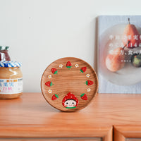 Kiezakka 木繪雜貨 Pedestal Plate - Strawberry KZ03