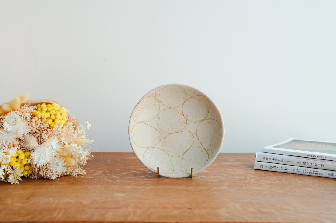 Chiho Yoshida 穗屋工房 Pear Plate - CY40
