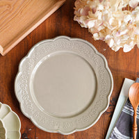 Atelier Gyuusha Large Floral Shape Round Plate