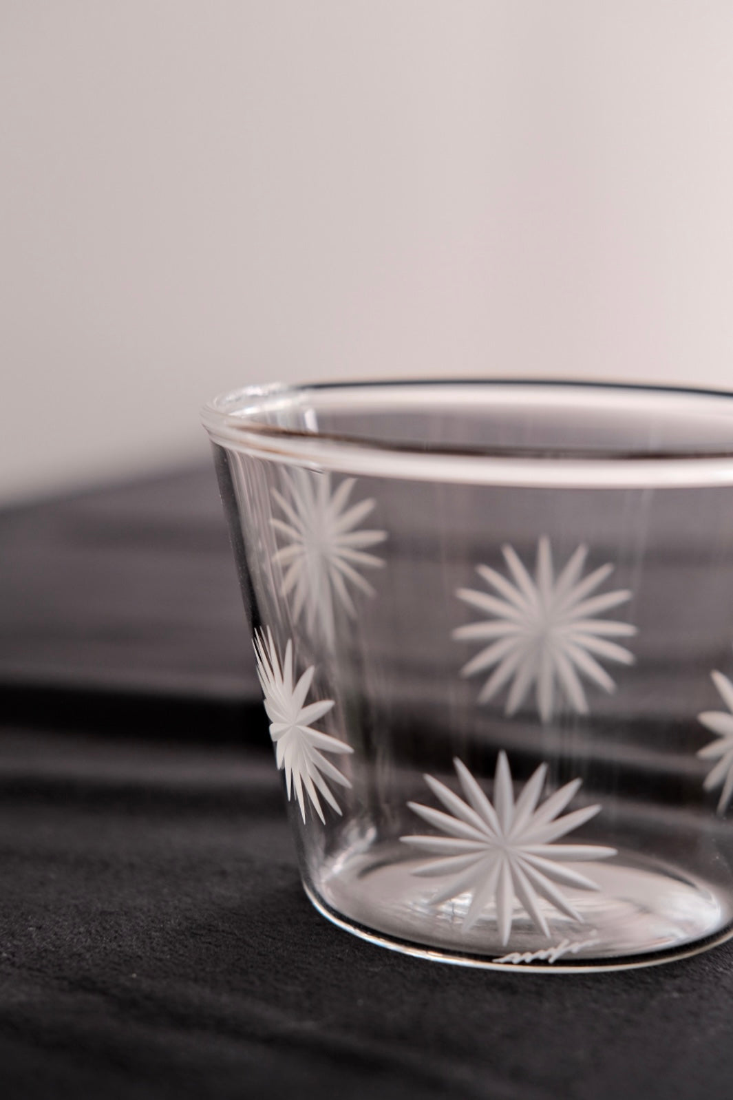 Miki Yamaguchi 山口未来 Toujours Glass Tumbler Flower (heat resistant)