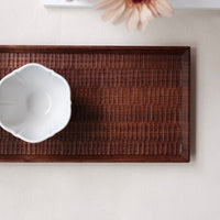 Kazunori Takatsuka 高塚和則 Rectangle Long Tray Walnut Wood KU12