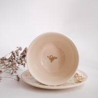 Taki Tomoda 友田多紀 Fruit and Leaf Mug and Saucer - TT06