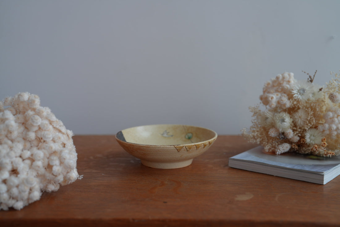 Shoko Hirano 平野照子 Cat Large Bowl SR14 #7