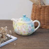 Seto Ware Flower Teapot