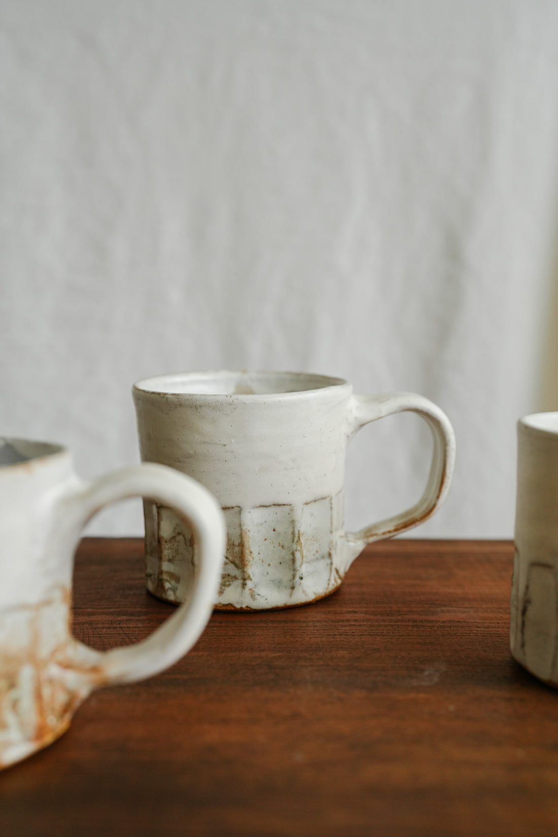 Tatsuo Horimizu 堀水達雄 White Mug TH01