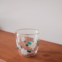 Fuji Glass Studio Flower Glass Cup