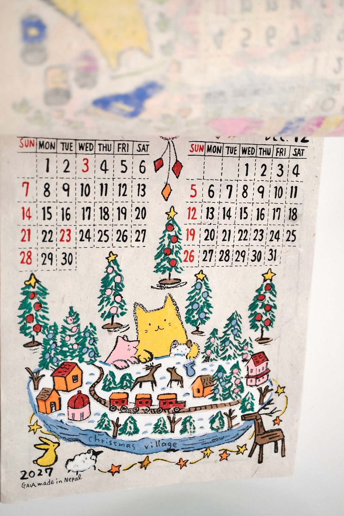 Nepali Paper Calendar 2027